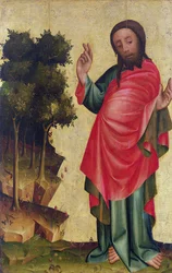 Die Erschaffung von trockenem Land und Vegetation (Detail)